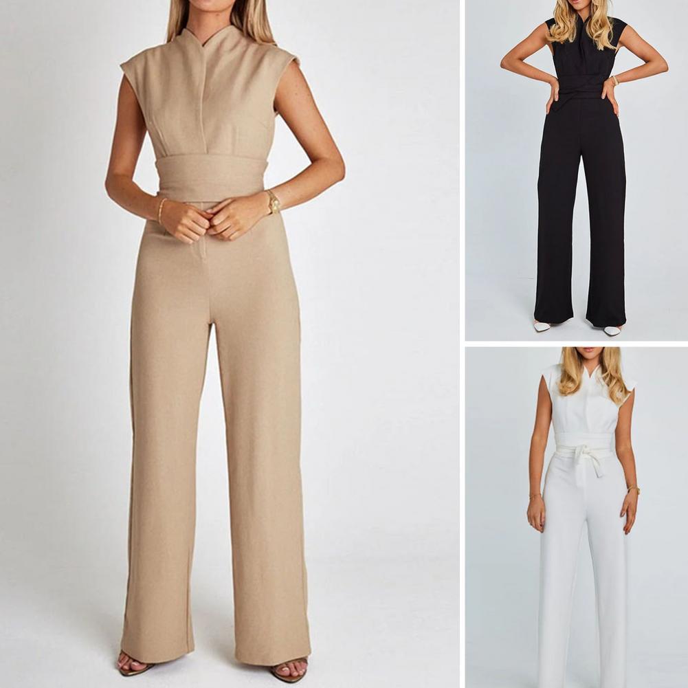 Alva - Sleeveless pantsuit