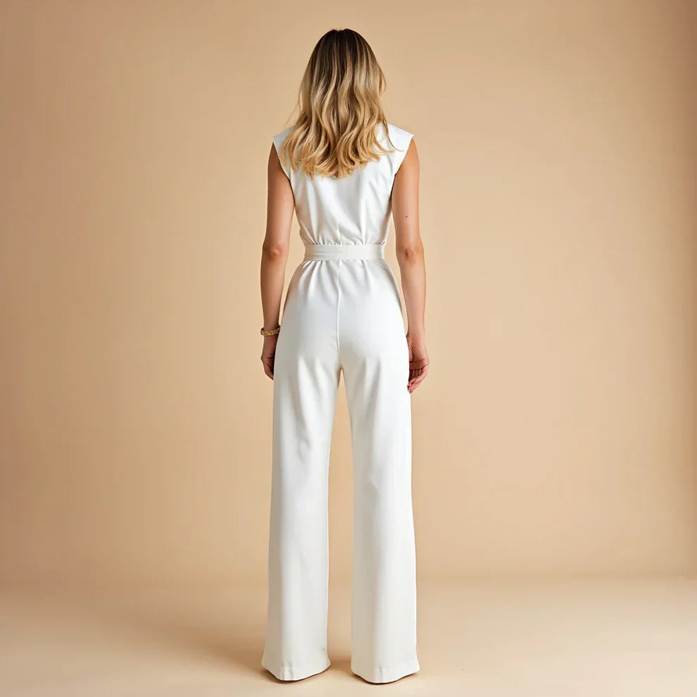 Alva - Sleeveless pantsuit